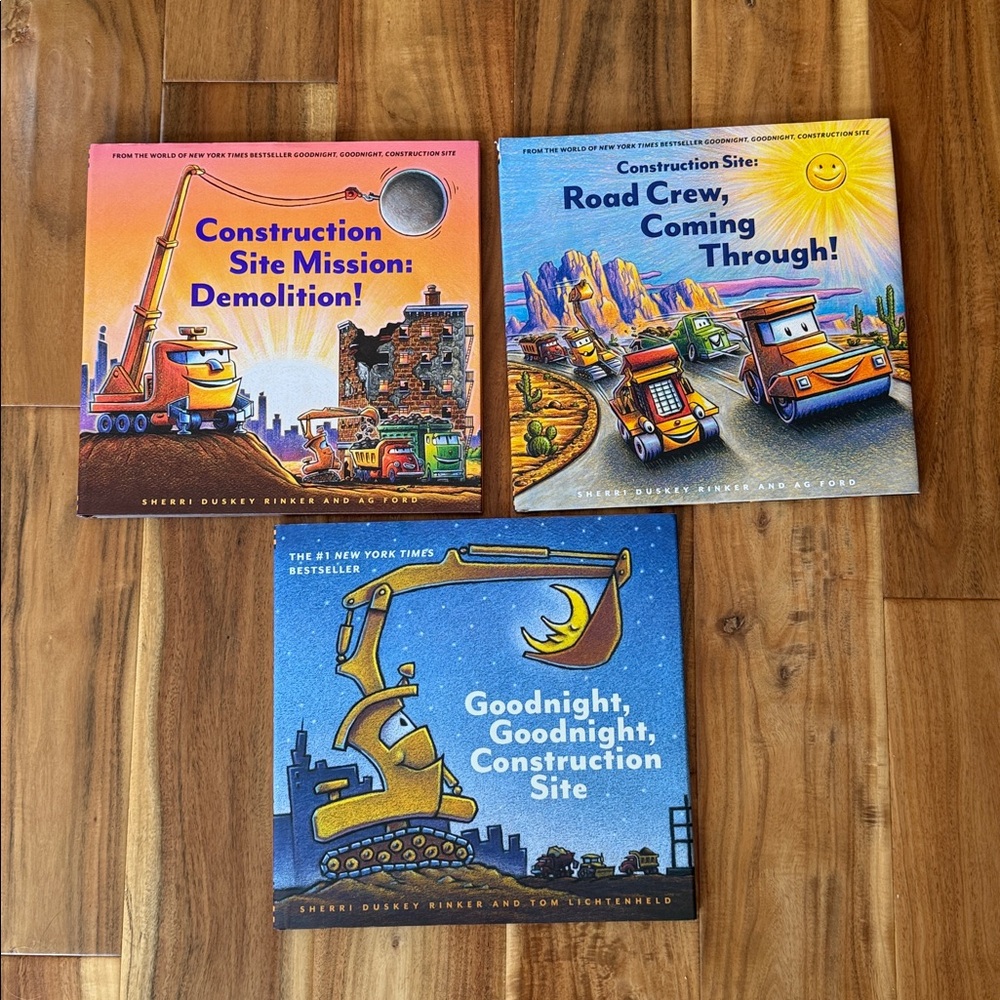 Goodnight, Goodnight, Construction Site:  3 books